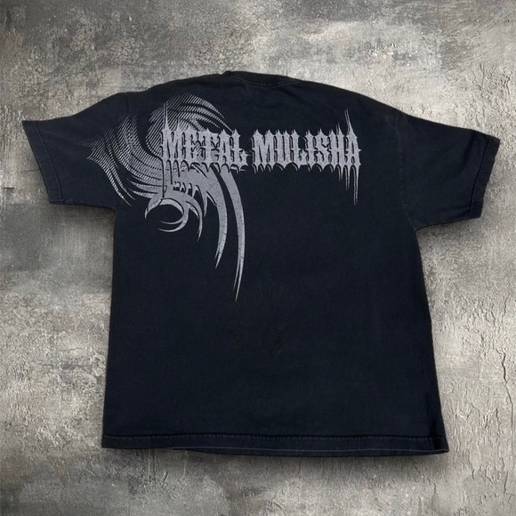 Metal Mulisha Skull Tribal Grunge Tee - Picture 2 of 5